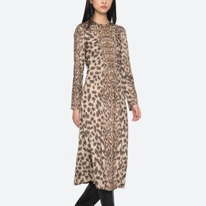 Sea New York Claude Midi Dress in Cream